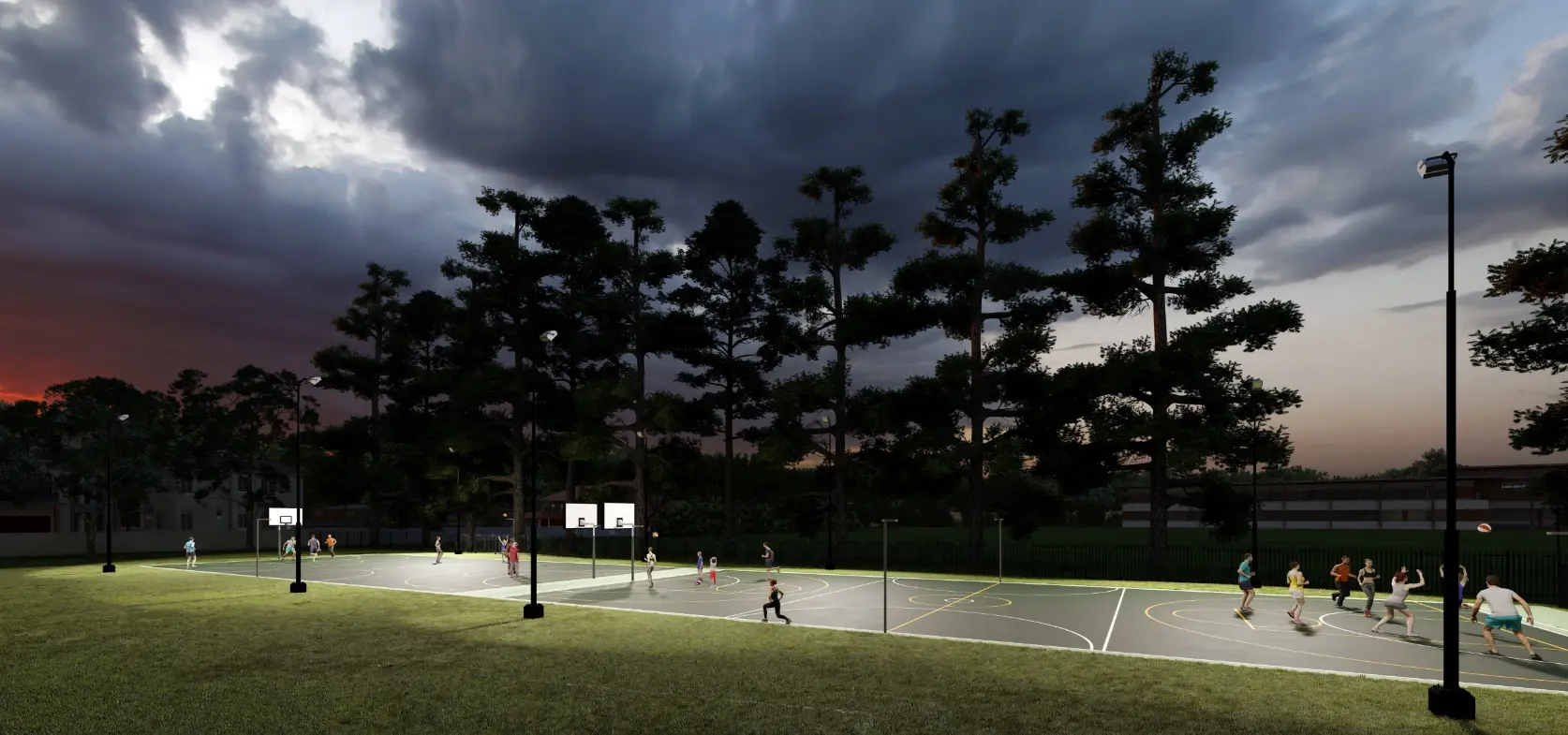 Rose Bay proposed court layout